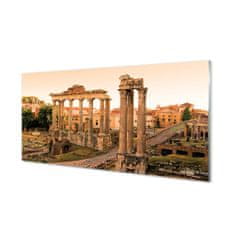 tulup.sk Sklenený obraz Rím Roman Forum svitania 125x50 cm 2 Prívesky