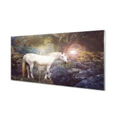 tulup.sk Nástenný panel  Unicorn v lese 100x50 cm