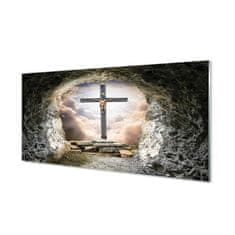 tulup.sk Nástenný panel  Cave ľahký cross Jesus 120x60 cm