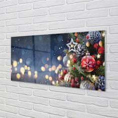 tulup.sk Nástenný panel  Vianočný strom dekorácie sneh 100x50 cm