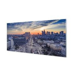 tulup.sk Nástenný panel  Varšava mrakodrapy Sunset 120x60 cm