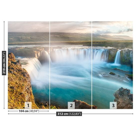 tulup.sk Fototapeta Vodopád godafoss Vliesová fototapeta