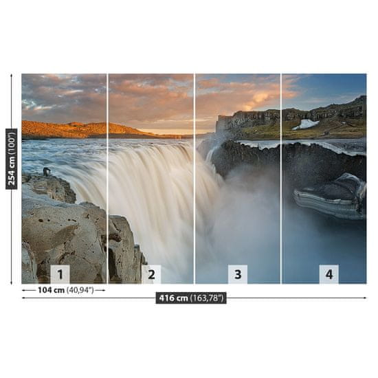 tulup.sk Fototapeta Vodopád dettifoss Vliesová fototapeta