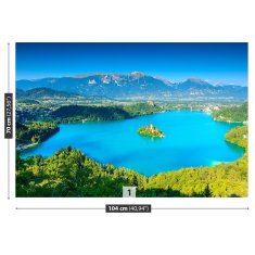 tulup.sk Fototapeta Panorama jazera Samolepiaca fototapeta 208x146 cm