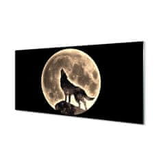 tulup.sk Nástenný panel  wolf moon 100x50 cm