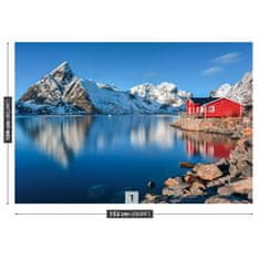 tulup.sk Fototapeta Lofoten nórsko Samolepiaca fototapeta 104x70 cm