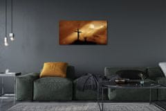 tulup.sk Obraz na plátne Jesus Cross Light 100x50 cm