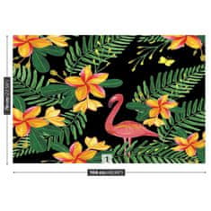 tulup.sk Fototapeta Flamingos kvety Samolepiaca fototapeta 104x70 cm