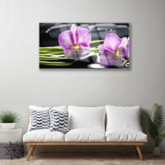 tulup.sk Skleneny obraz Orchidea kamene zen kúpele 100x50 cm 4 Prívesky