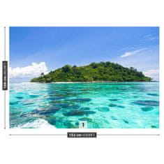 tulup.sk Fototapeta Blue paradise island Samolepiaca fototapeta 104x70 cm