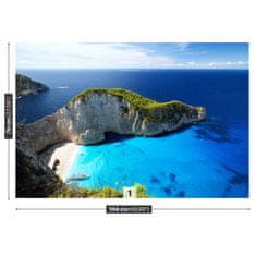 tulup.sk Fototapeta Pláž navagio Samolepiaca fototapeta 250x104 cm