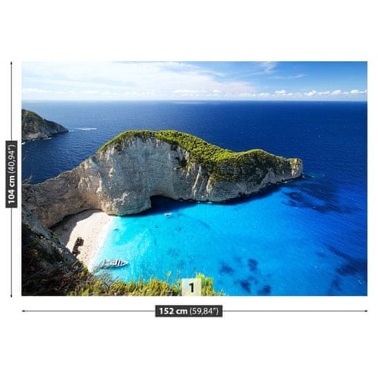 tulup.sk Fototapeta Pláž navagio Vliesová fototapeta