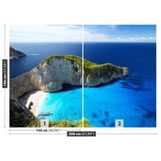 tulup.sk Fototapeta Pláž navagio Vliesová fototapeta 208x146 cm