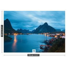 tulup.sk Fototapeta Lofoten ostrovy Samolepiaca fototapeta 250x104 cm