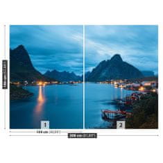 tulup.sk Fototapeta Lofoten ostrovy Samolepiaca fototapeta 250x104 cm