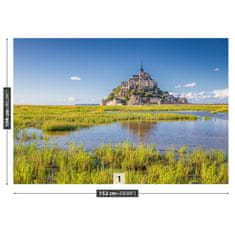 tulup.sk Fototapeta Le mont saintmichel Samolepiaca fototapeta 104x70 cm