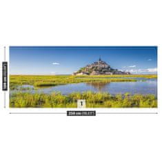 tulup.sk Fototapeta Le mont saintmichel Samolepiaca fototapeta 104x70 cm