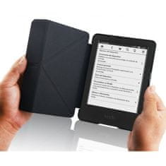 Amazon Puzdro Origami OR46 - Obal na Amazon Kindle 6, Paperwhite 1, 2, 3 tmavo modré - magnet, stojan