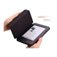 Amazon Puzdro Origami OR41 - Kindle 6, Paperwhite 1, 2, 3 fialové - magnet, stojan