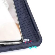 Dux Ducis Skin X knižkové kožené puzdro na Samsung Galaxy A42 5G, modré