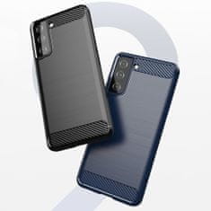 MG Carbon Case Flexible silikónový kryt na Samsung Galaxy S21 FE, čierny