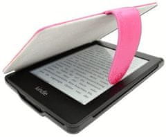 Durable Lock Puzdro pre Amazon Kindle 4/5 - Butterfly B02 - tmavo ružová