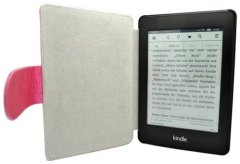 Durable Lock Obal na čítačku Amazon Kindle Paperwhite 1, 2, 3 Butterfly KPB01 - Durable Lock, tmavo ružové