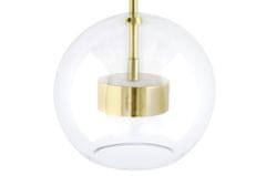 KINGHOME Nástenné svietidlo CAPRI WALL gold - 60 LED, hliník, sklo