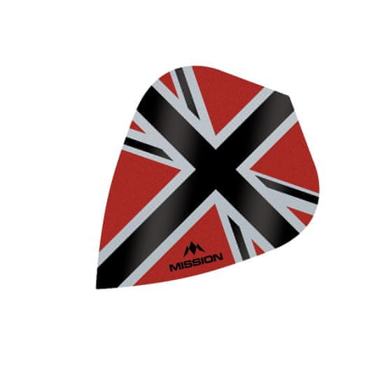 Mission Letky Alliance-X Union Jack - Red / Black F3113