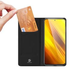 Dux Ducis Knížkové puzdro DUX DUCIS Skin Pro pre Xiaomi Poco X3 NFC/Poco X3 Pro - Čierna KP24682