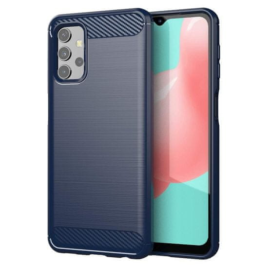 IZMAEL Carbon Shield TPU puzdro pre Samsung Galaxy A32 5G - Čierna KP9486