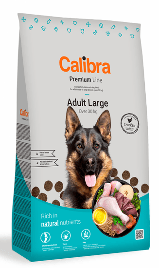 Calibra Dog Premium Line Adult Large 12 kg NEW