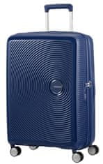 American Tourister Cestovný kufor na štyroch kolieskach SOUNDBOX SPINNER 67 EXP Midnight Navy