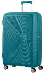 American Tourister Cestovný kufor na štyroch kolieskach SOUNDBOX SPINNER 77 EXP Jade Green