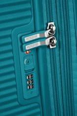 American Tourister Cestovný kufor na štyroch kolieskach SOUNDBOX SPINNER 55 EXP Jade Green