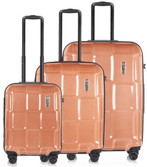 EPIC Sada kufrov Crate Reflex Rose Copper 3-set