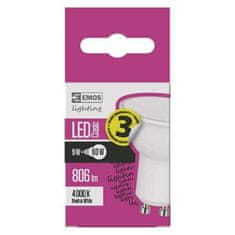 EMOS LED žárovka ZQ8371 LED žárovka Classic MR16 9W GU10 neutrální bílá