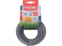 Extol Premium Žacia struna do kosačky (8870924) 2,4mm, 15m, hviezdicový profil, nylón, nylon PA66