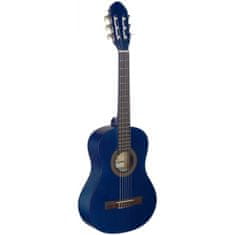 Stagg C410 M BLUE, klasická gitara 1/2, modrá