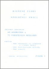 Marián Olejár: Riešené úlohy o spoločnej práci