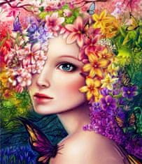 Gaira® Malovanie podľa čísel Kvety vo vlasoch M992196