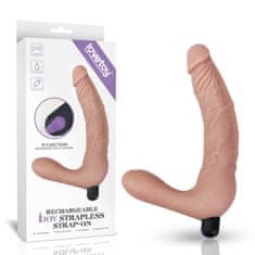 Lovetoy LoveToy Rechargeable IJOY Strapless Strap-on, 20 x 3,6 cm dámsky pripínací penis