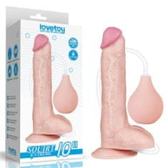 Lovetoy LoveToy Squirt Extreme Dildo 10" (25 cm), realistické striekajúcej dildo