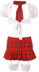 Cottelli Collection Sexy kostým neposlušné školáčky Cottelli Collection Costumes Schoolgirl Set S