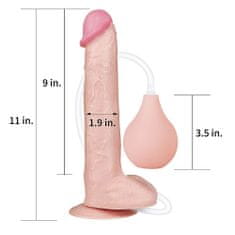 Lovetoy LoveToy Squirt Extreme Dildo 11" (28 cm), realistické striekajúcej dildo