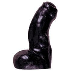 All Black All Black Dildo 17 cm, masívne realistické dildo s priemerom 6 cm