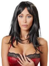 Cottelli Collection Cottelli Wig Long Black, čierna parochňa s rovnými vlasmi 50 cm