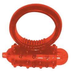 You2toys Vibro Ring Red - erekčný krúžok