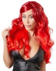 Cottelli Collection Cottelli Wig Wavy Long Red, vlnitá červená parochňa 63 cm