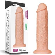 Lovetoy LoveToy Realistic Long Dildo 11" (27 cm), realistické dildo s prísavkou